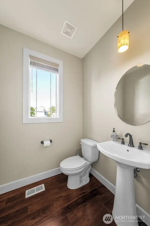 Half bath on main level
