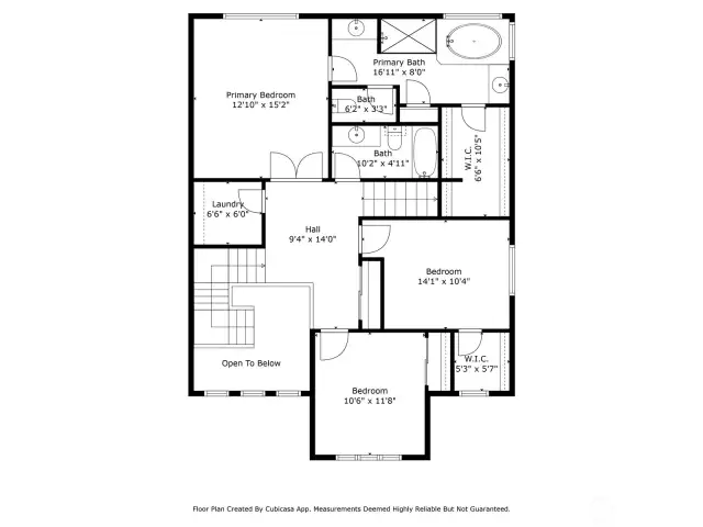 2nd floor - bedrooms and utility room