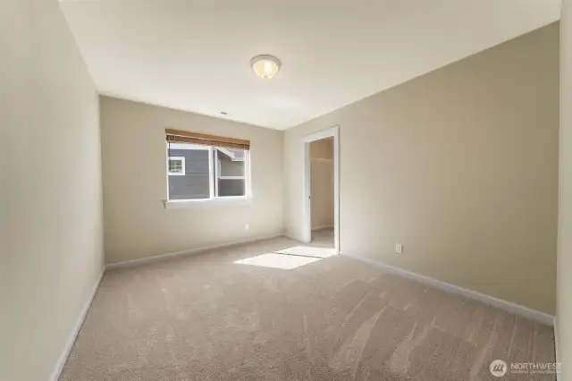 2nd bedroom on 2nd level with walk-in closet.