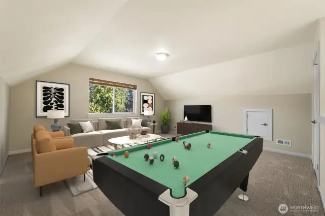 Bonus room on 3rd level. You'll want to see this spacious room, which could also be it's own living area as there is a full bath on this floor. (virtually staged)