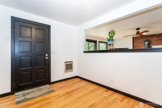Door to back deck