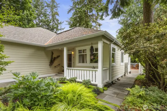 Lovely native landscaping surrounds this home. Fully sprinklered, and with landscaping maintenance covered under your HOA fees, it looks beautiful all year around.