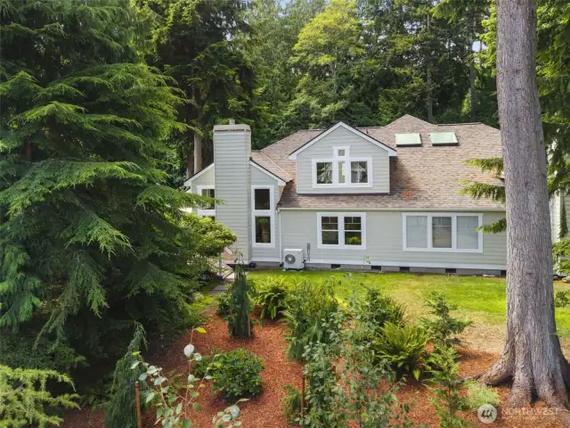 Enjoy your open and sunny back yard! The Bay Club with all it's amenities, and the waterfront, is a short stroll away, and miles of trails open up right outside your back door! It's a perfect location to enjoy all that Port Ludlow offers!