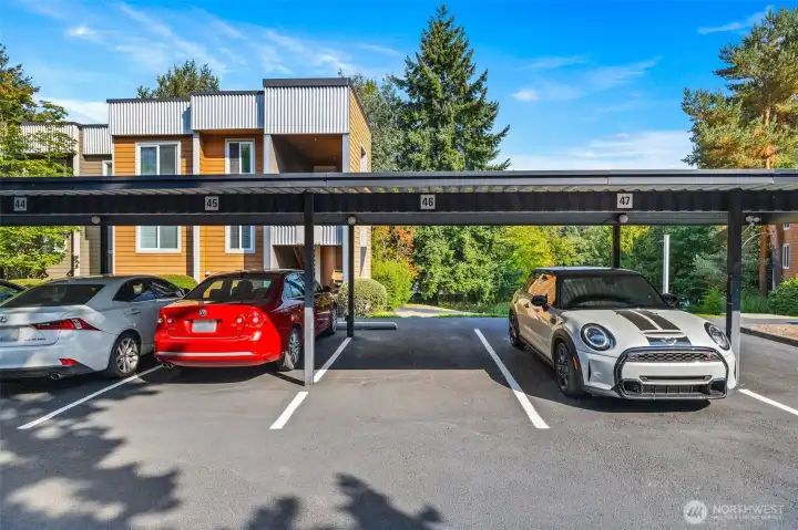 Two parking spaces included with Condo - Parking spot 1