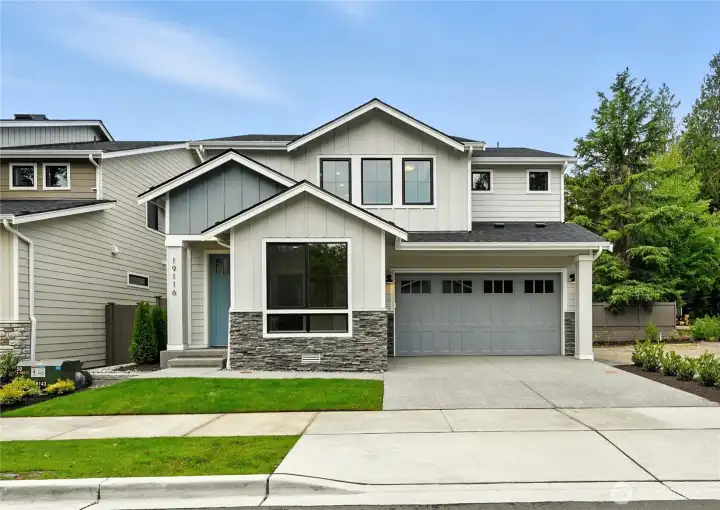 Photo of a completed Plan 2368 Elevation A on another lot.