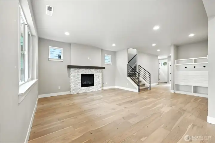 photo of  completed home on another lot.