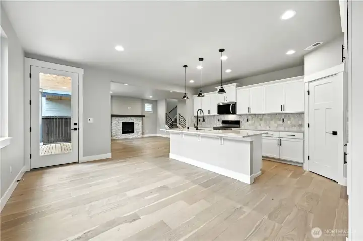 photo of  completed home on another lot.