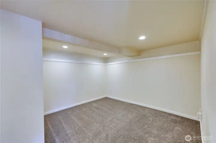 Extra finished living space.