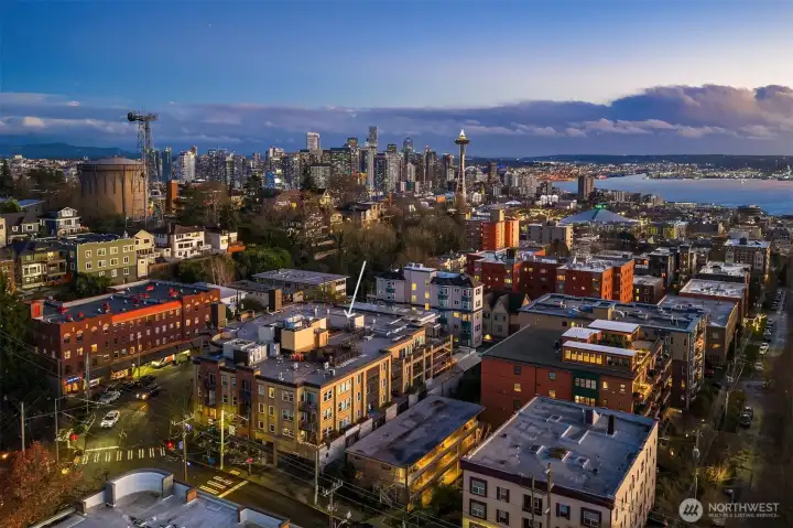 Enjoy spectacular rooftop views.