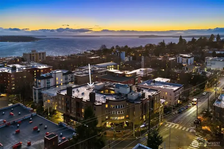 Breathtaking views of the Sound, there's nothing like a water view.