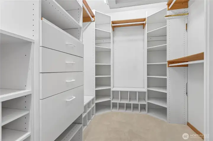 Primary Walk In Closet