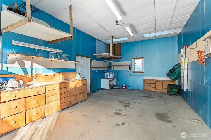 Interior of Outbuilding, Shop, RV/Boat ...your space to enjoy!