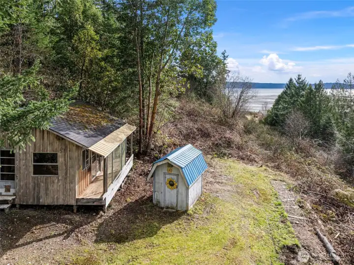 Cabin and pump house