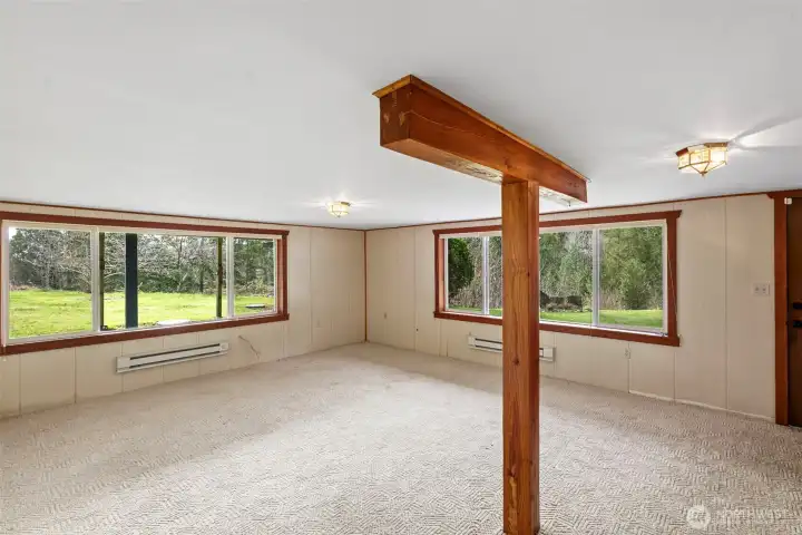 Downstairs flexspace