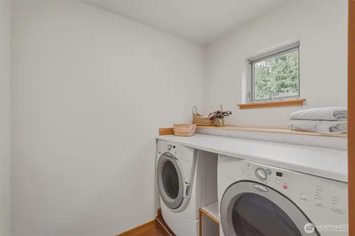 Main floor laundry.