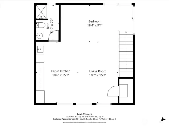 Finished Space Above Garage Floorplan