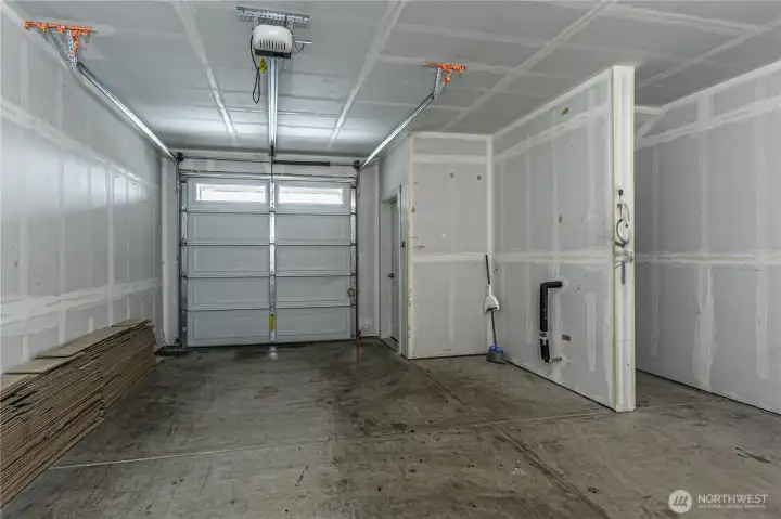 garage includes room for car and then some.  Also ability to add EV charging from panel.