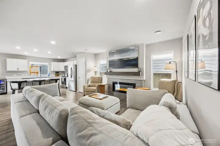 Open Concept Kitchen / Dining / Living Room