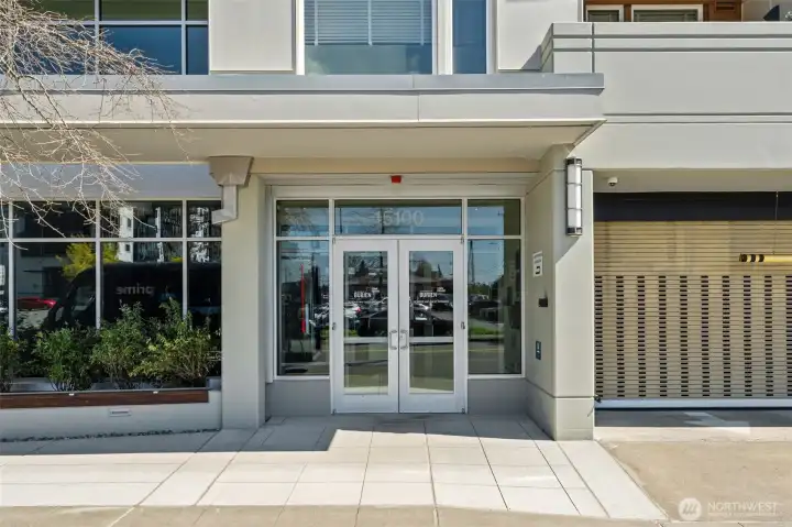 Secured Main Entrance