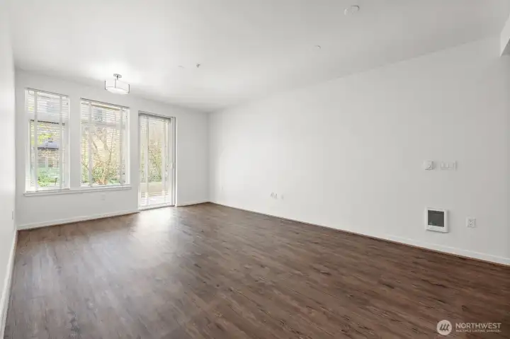 Looking out to Patio