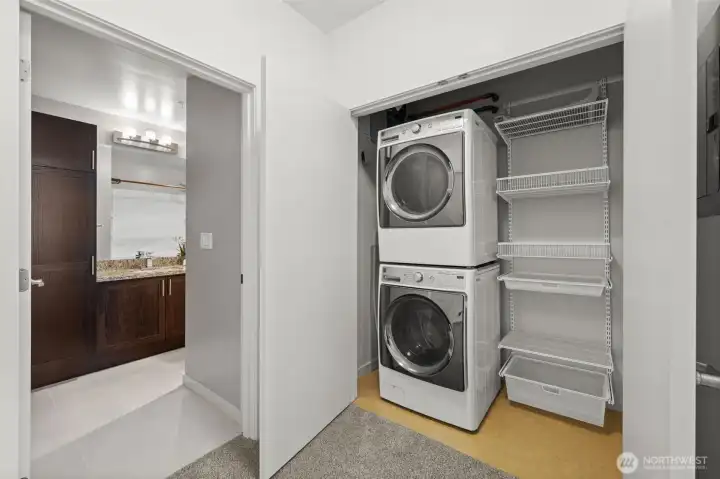 Stacked Washer and Dryer