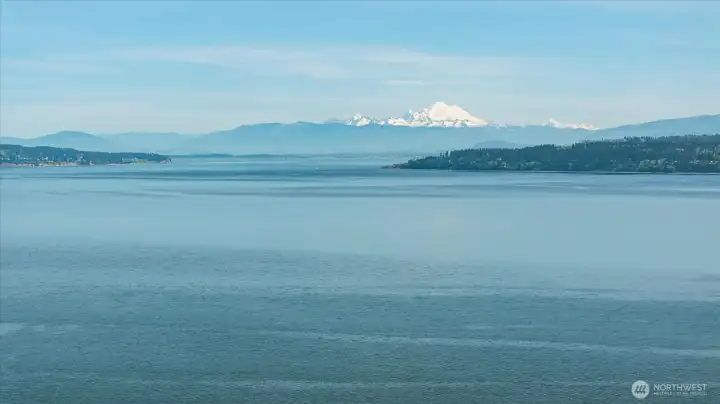 Mt. Baker views are stunning