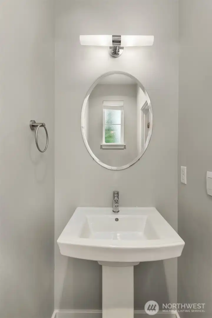 Main floor powder room
