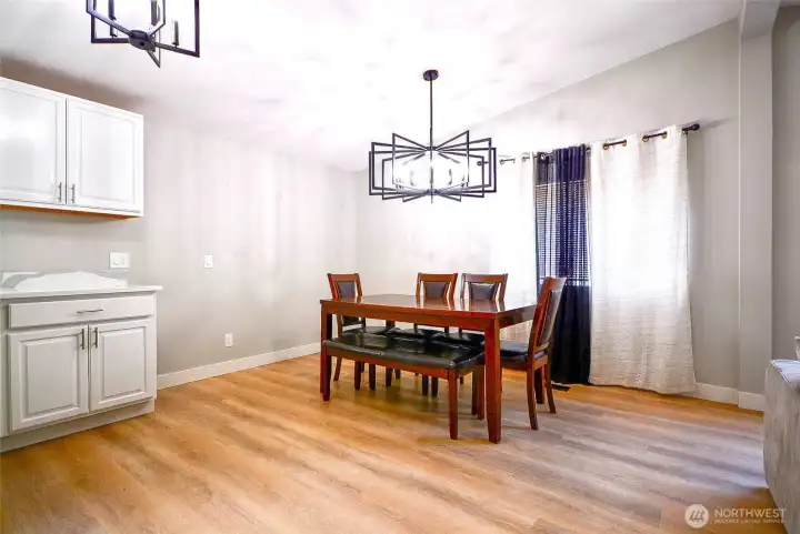Bright dining space with an open-concept design that creates a seamless flow for everyday living