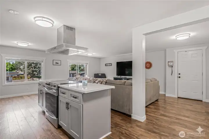 Remodeled kitchen