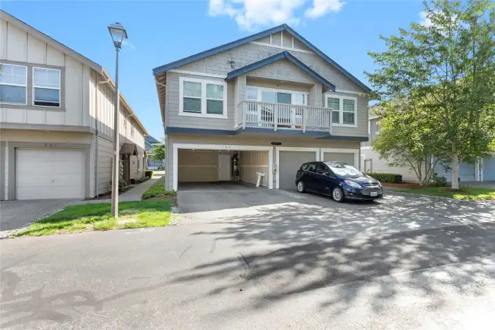 Garage door is open for the subject condo Garage door is open for the subject condo
