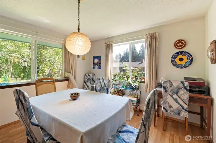 Spacious dining room featuring abundant natural light Spacious dining room featuring abundant natural light
