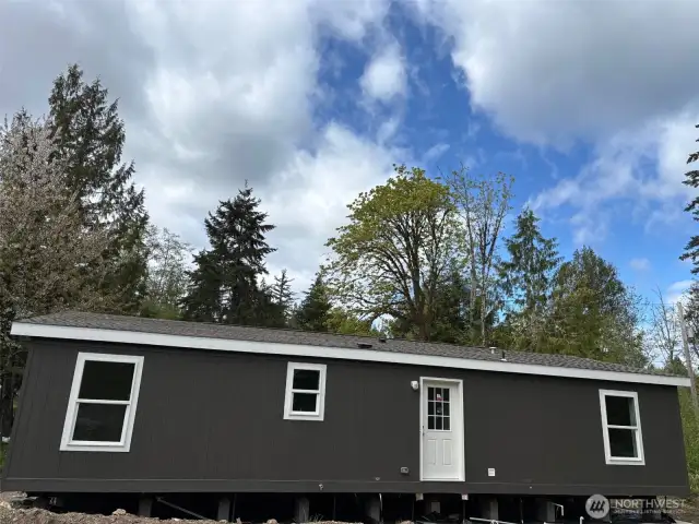 Back side of home.