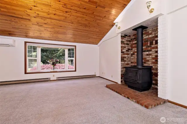 Bay window in great room.