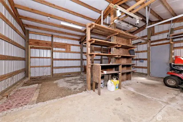 Interior small shop/barn.