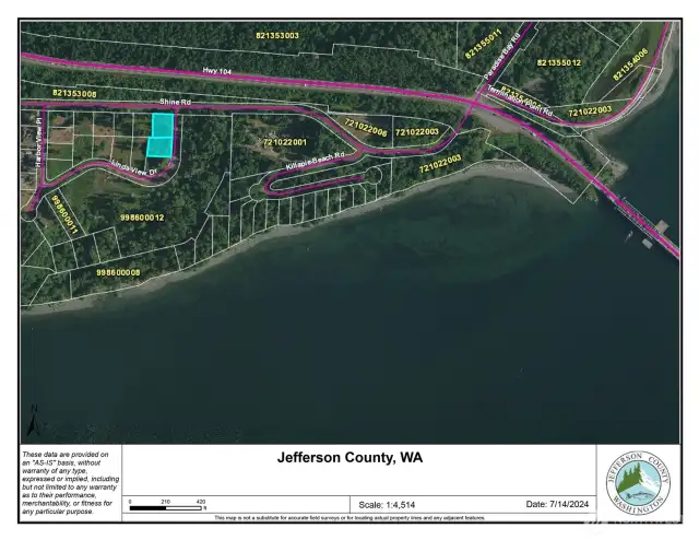 Shine Beach with public boat launch, public parks, trails, boating opportunities - all nearby.
