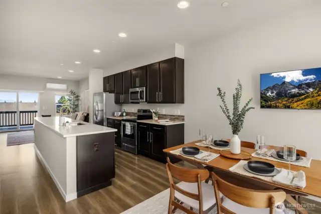 Dedicated dining area