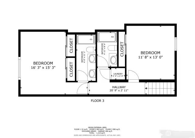 Floor 3 floorplan