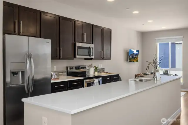 Large kitchen island