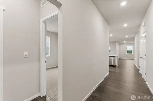 Wide entry way.