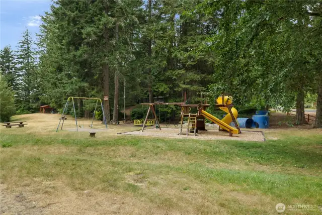 Community park located just around the corner from the home