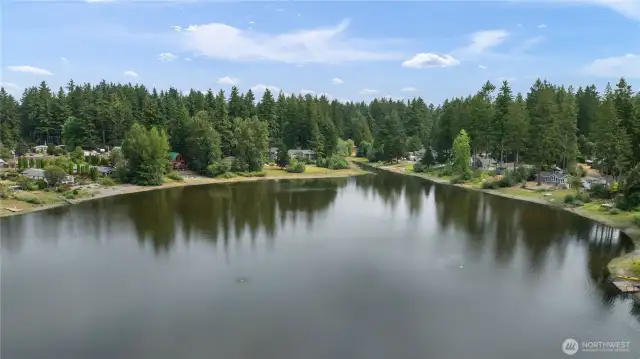 Lake access is part of the HOA!