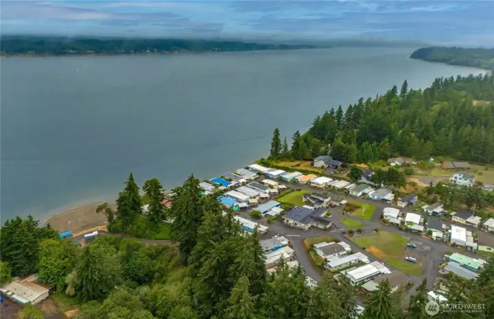Enjoy the best of affordable PNW living in Seashore Villa—a welcoming 55+ community with a private beach, clubhouse, pool, walking trails, and more.