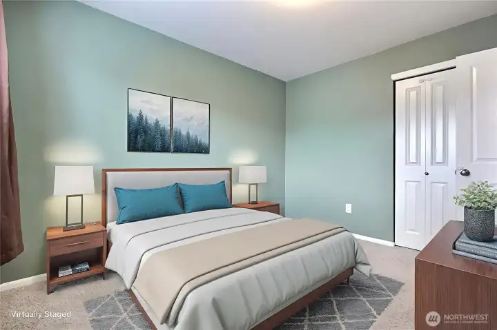 Upstairs bedroom #34. ***Virtually Staged***
