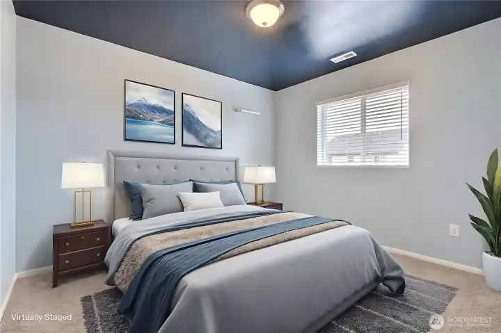 Upstairs bedroom #4. ***Virtually Staged***