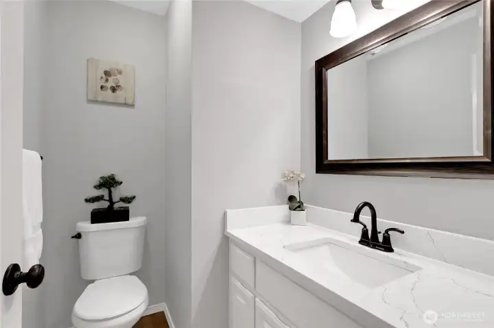 Downstairs half bath