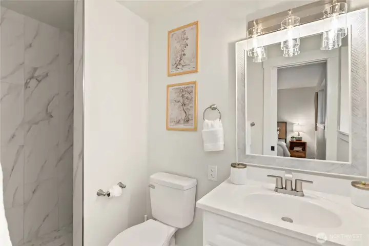 Primary Bathroom! Beautiful finishes!