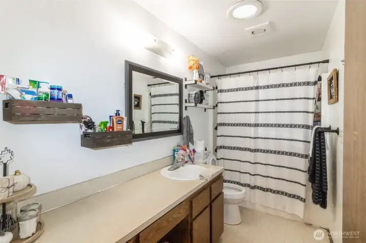 Full bathroom upstairs