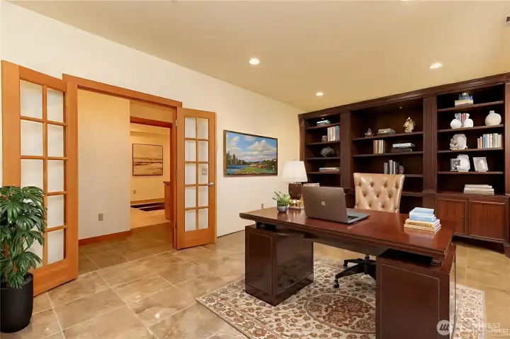 Bonus room is plumbed for wet bar or lots of options. This photo is virtually staged.