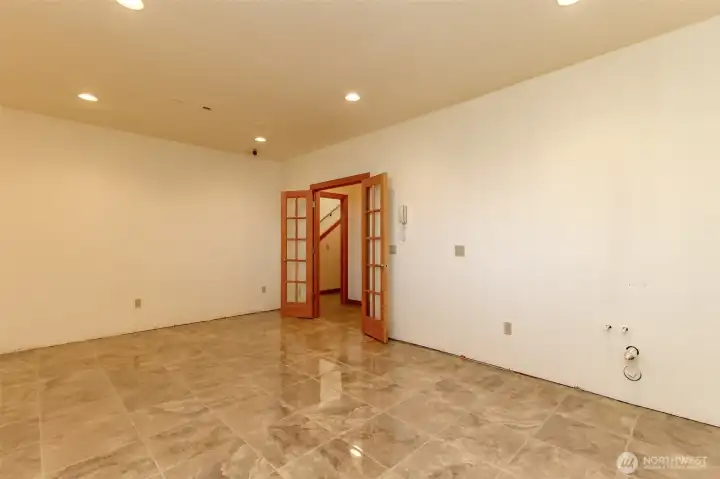 Wired for projection  TV for theater room