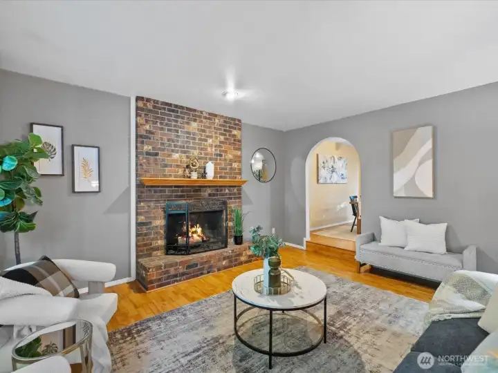 Thoughtfully placed inset lighting show off the special features.